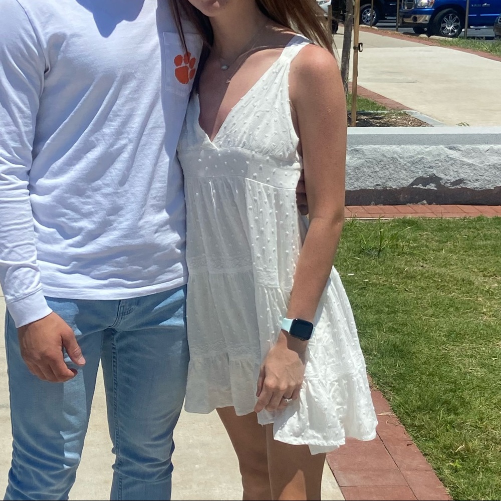 white dress